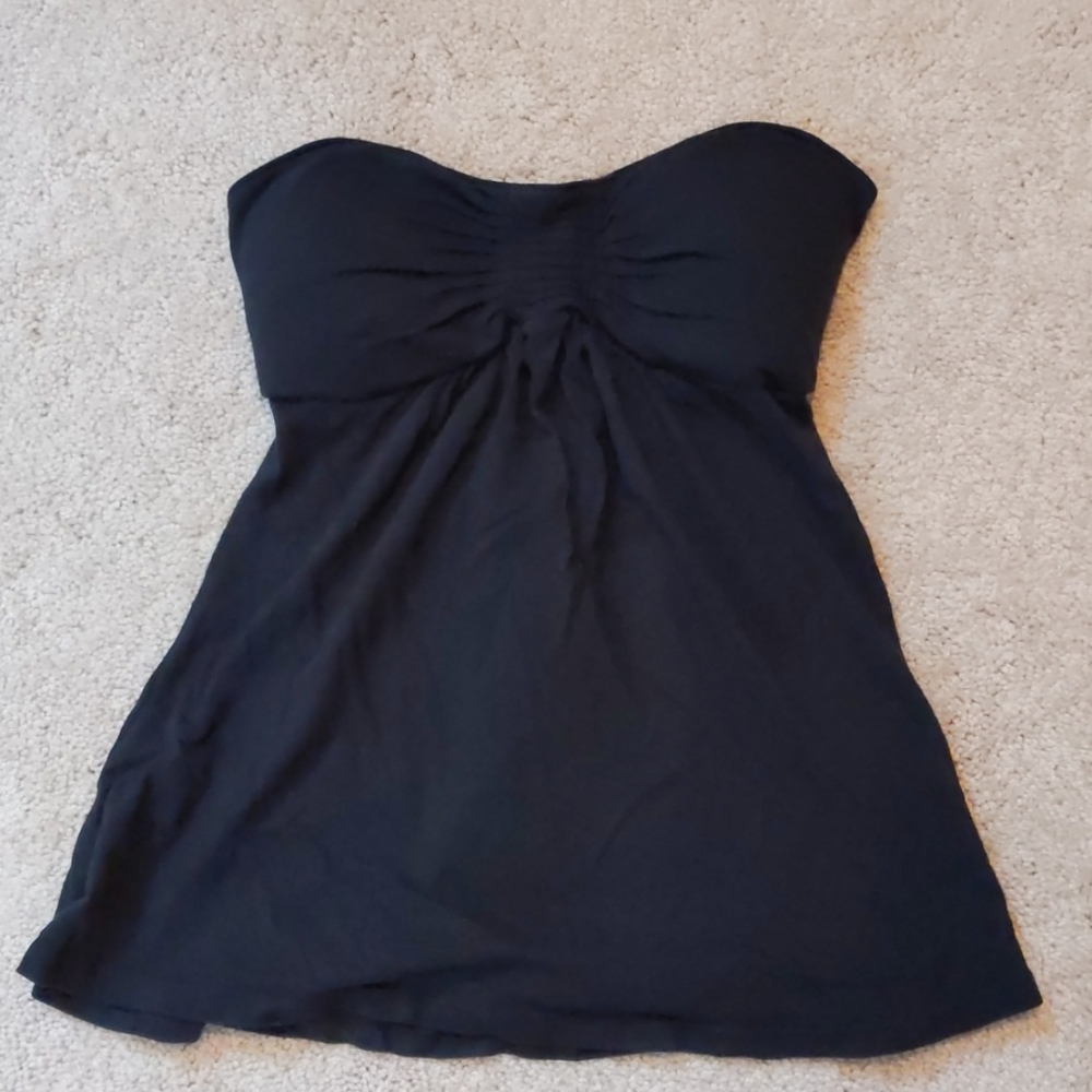 Mossimo Black Strapless Tank Size XS